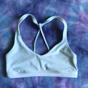 Under armour baby blue sports bra